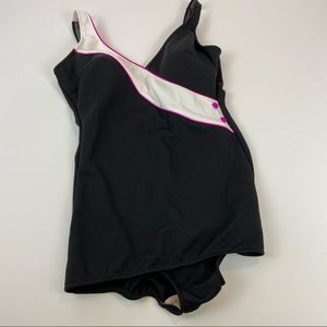 Vintage 60s Robby Len Skirted One Piece Swimsuit